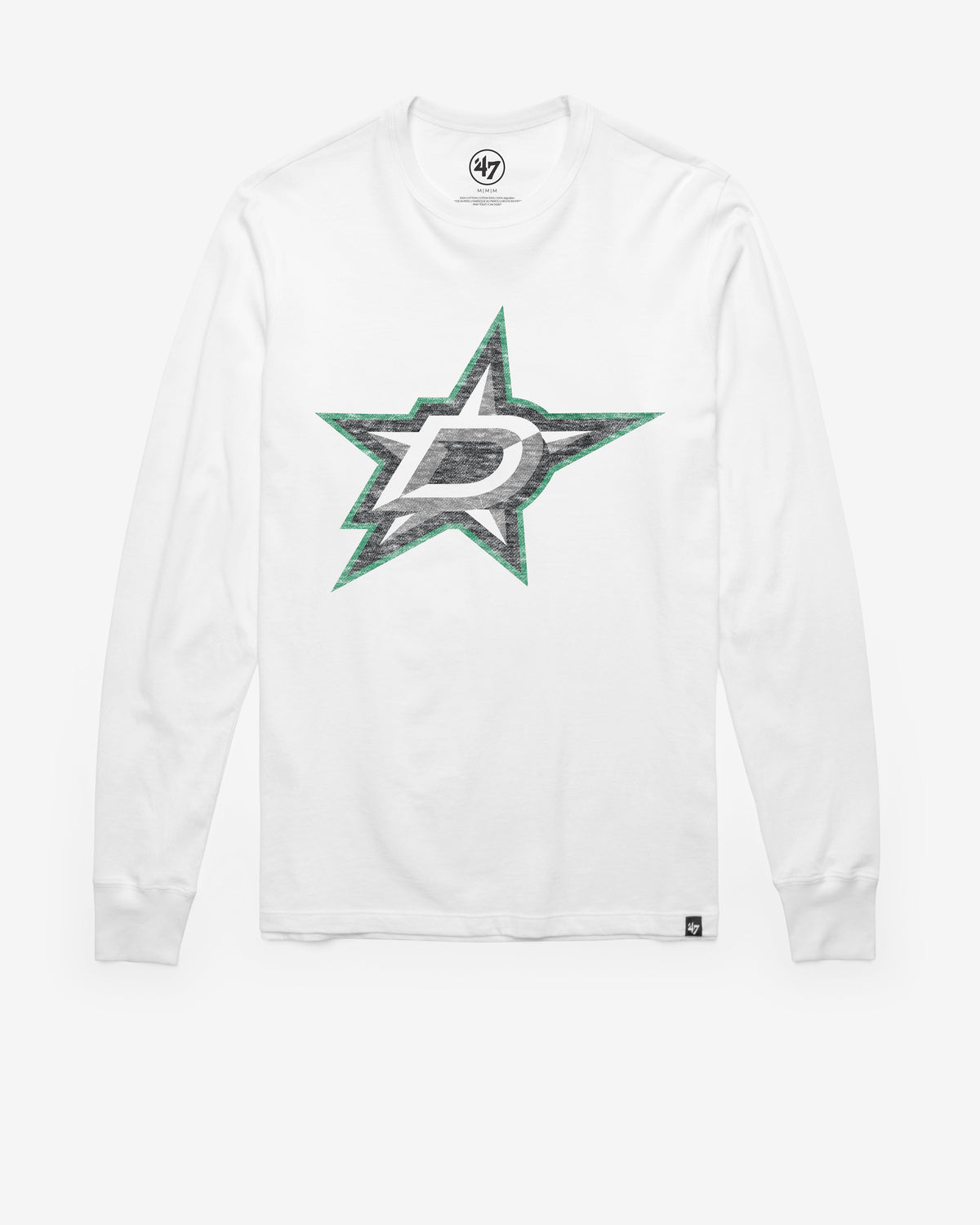 DALLAS STARS PREMIER '47 FRANKLIN LONG SLEEVE TEE WHITE WASH