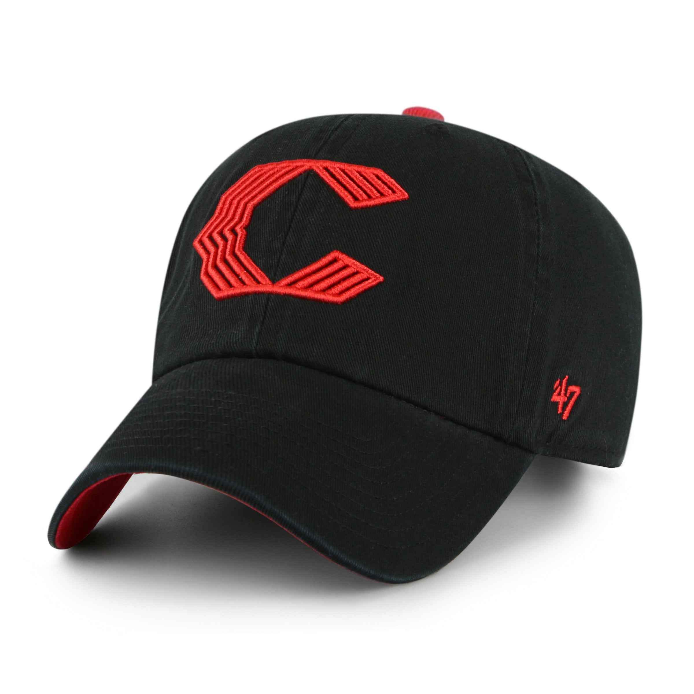 CINCINNATI REDS CITY CONNECT '47 CLEAN UP BLACK