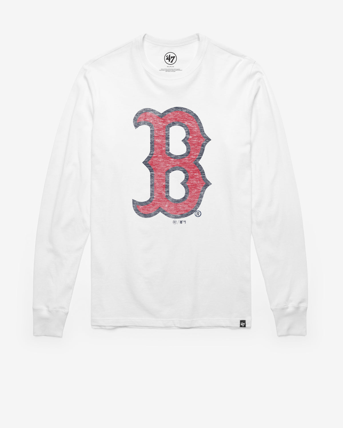 BOSTON RED SOX PREMIER '47 FRANKLIN LONG SLEEVE TEE WHITE WASH