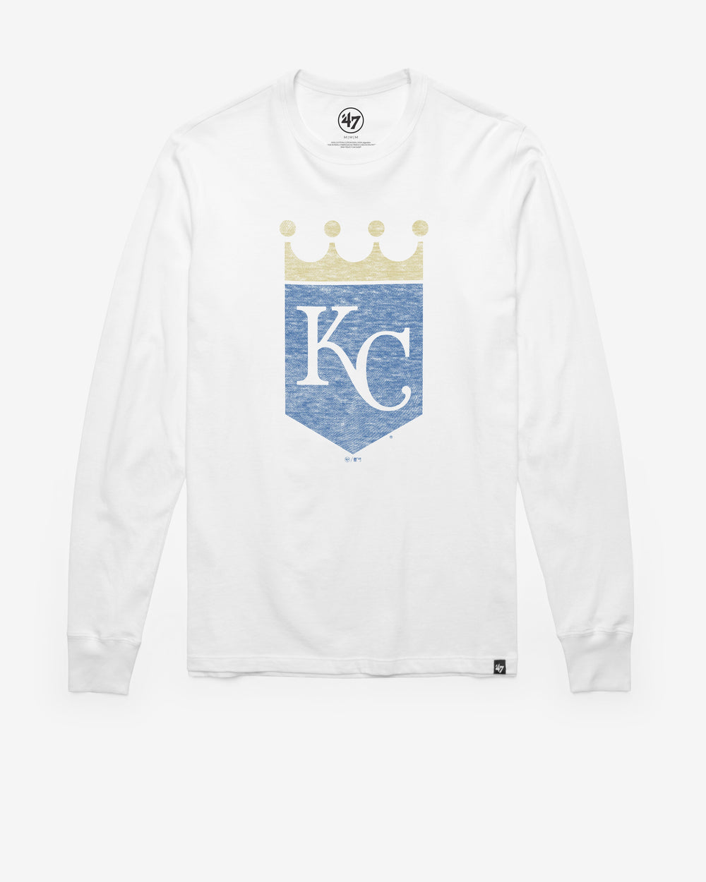KANSAS CITY ROYALS PREMIER '47 FRANKLIN LONG SLEEVE TEE WHITE WASH