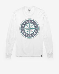 SEATTLE MARINERS PREMIER '47 FRANKLIN LONG SLEEVE TEE WHITE WASH