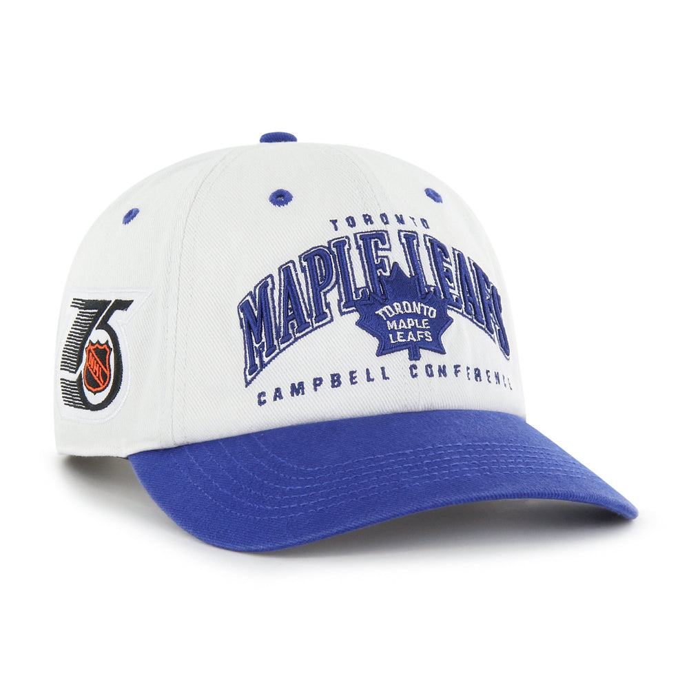 TORONTO MAPLE LEAFS VINTAGE RETRO FREEZE '47 CLEAN UP MF MID FIT RAW WHITE