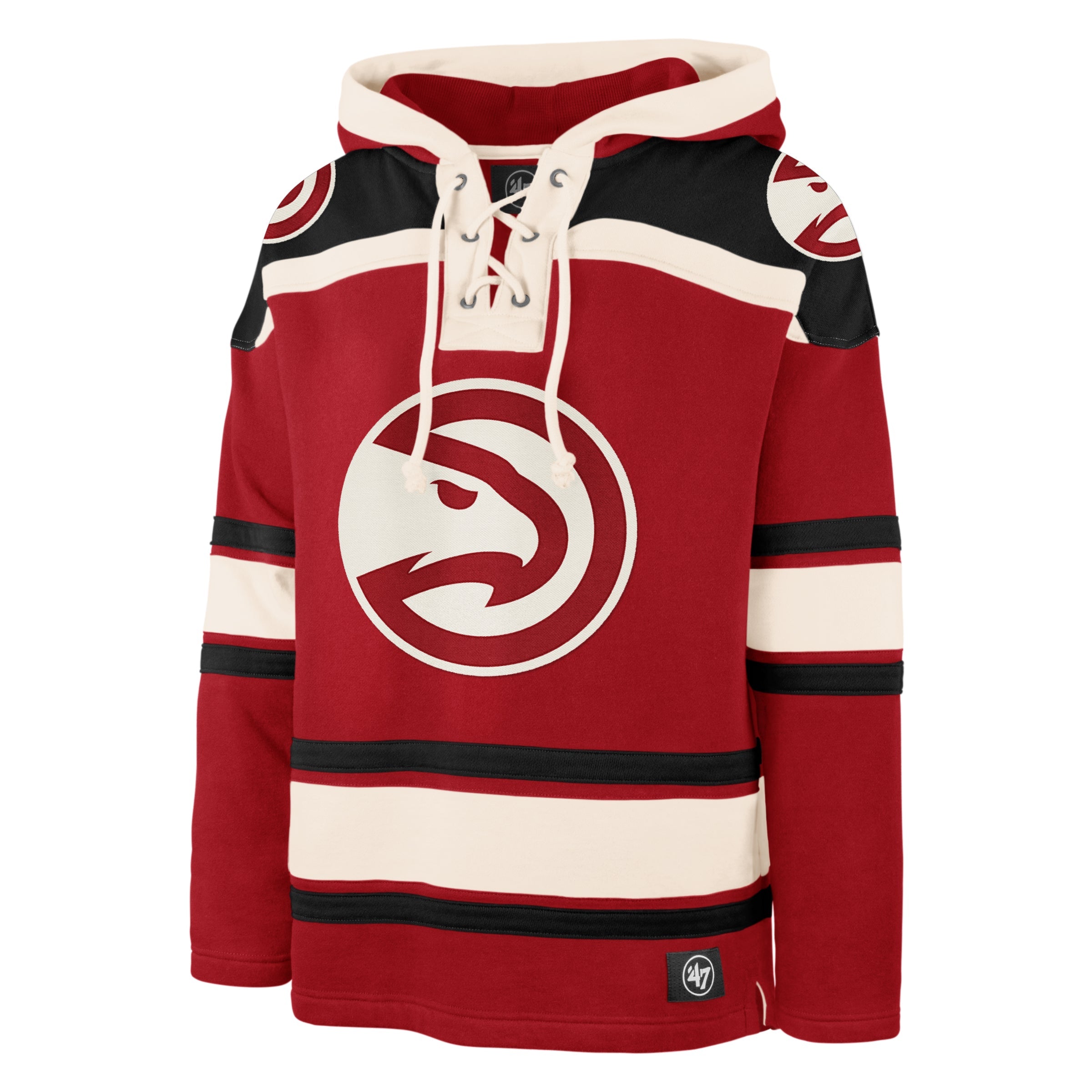 ATLANTA HAWKS SUPERIOR '47 LACER HOOD RED