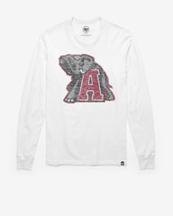 ALABAMA CRIMSON TIDE PREMIER '47 FRANKLIN LONG SLEEVE TEE WHITE WASH