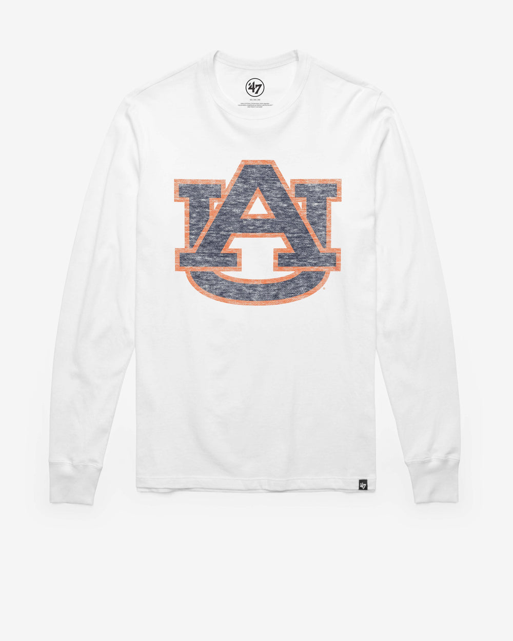 AUBURN TIGERS PREMIER '47 FRANKLIN LONG SLEEVE TEE WHITE WASH