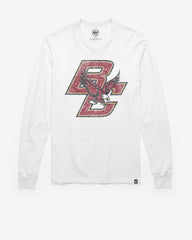 BOSTON COLLEGE EAGLES BC PREMIER '47 FRANKLIN LONG SLEEVE TEE WHITE WASH