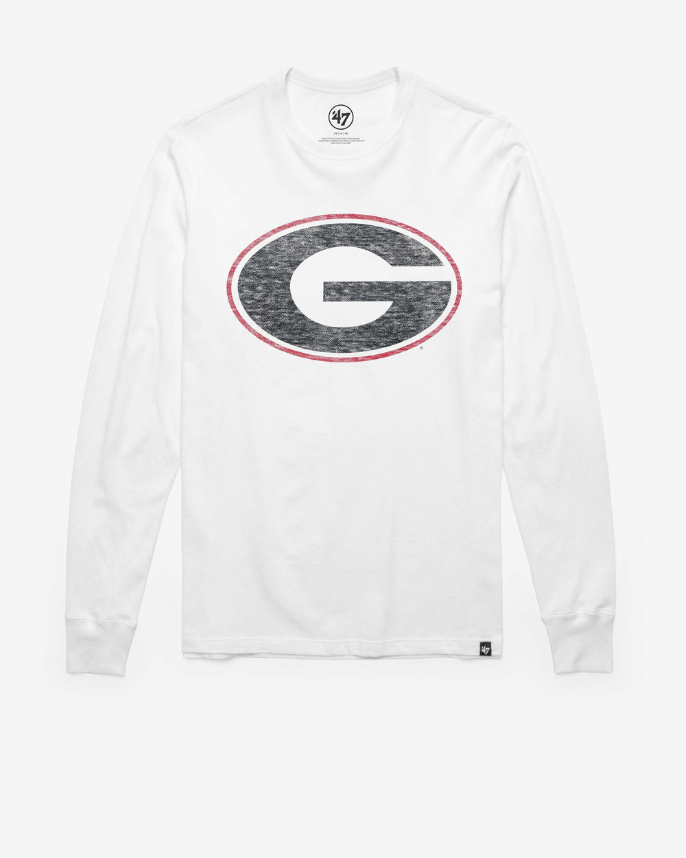 GEORGIA BULLDOGS PREMIER '47 FRANKLIN LONG SLEEVE TEE WHITE WASH