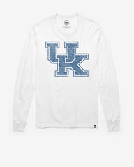 KENTUCKY WILDCATS PREMIER '47 FRANKLIN LONG SLEEVE TEE WHITE WASH