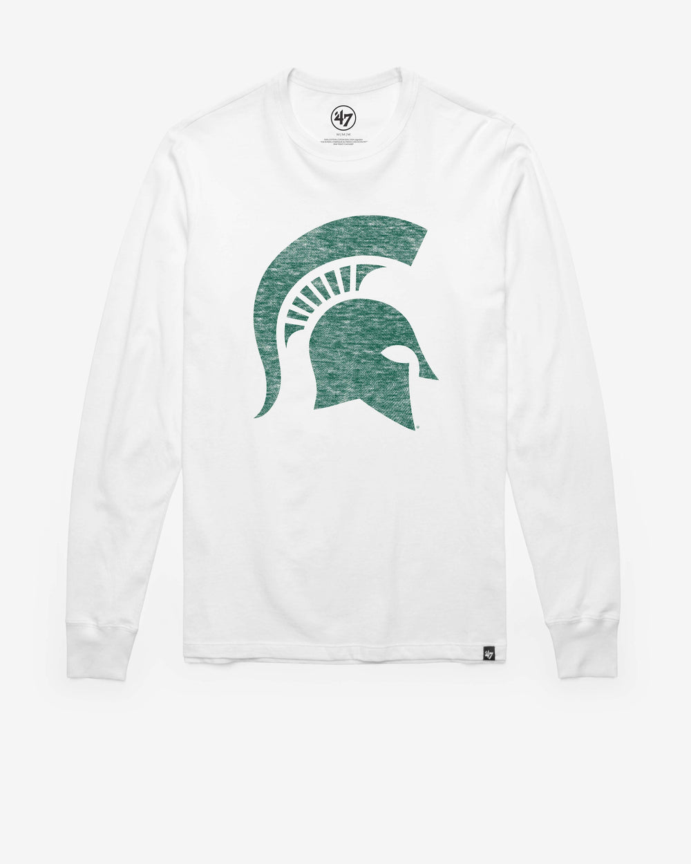 MICHIGAN STATE SPARTANS PREMIER '47 FRANKLIN LONG SLEEVE TEE WHITE WASH