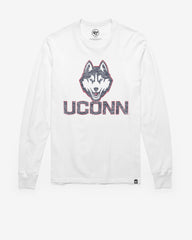 CONNECTICUT HUSKIES UCONN PREMIER '47 FRANKLIN LONG SLEEVE TEE WHITE WASH