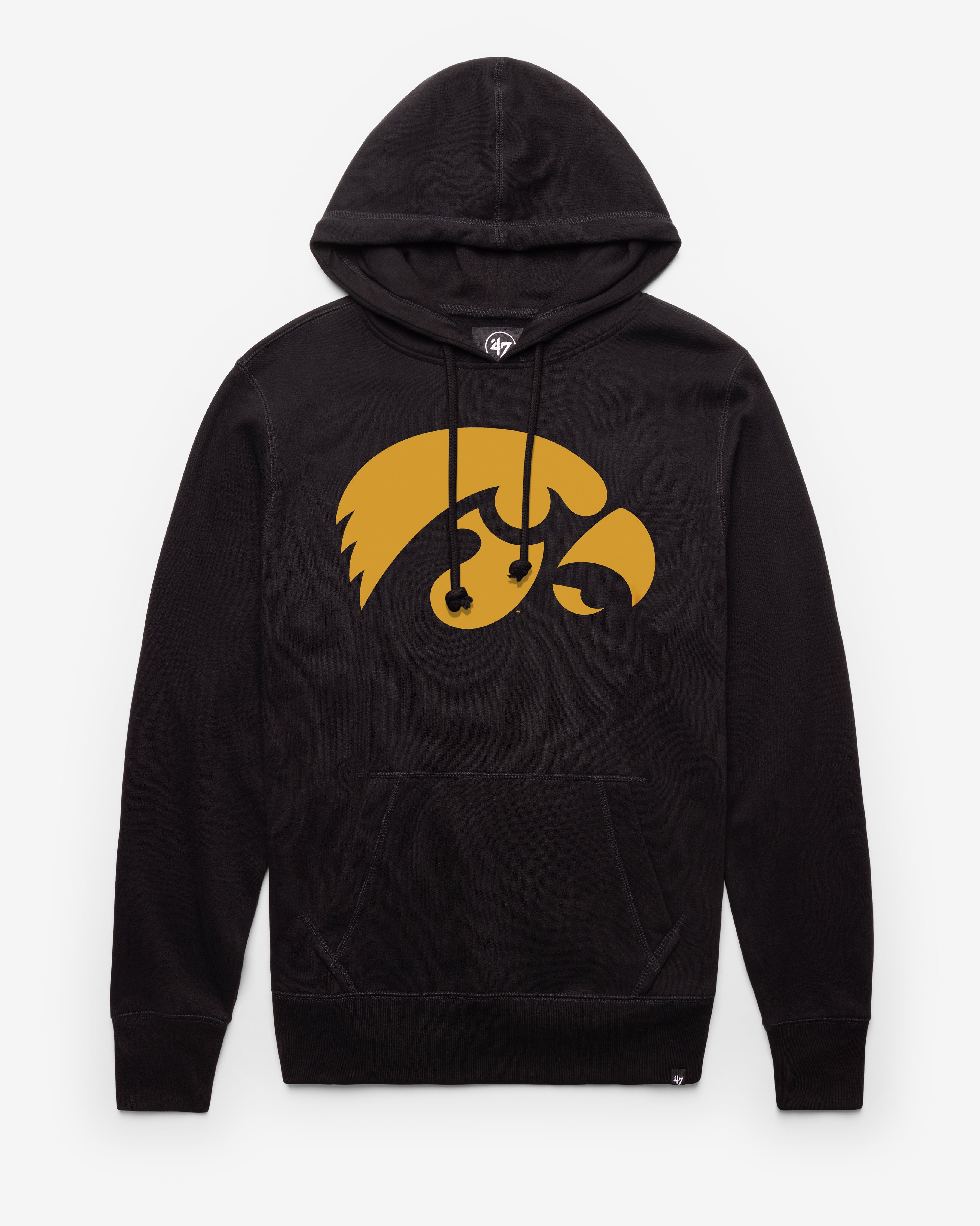IOWA HAWKEYES IMPRINT '47 HEADLINE HOOD JET BLACK