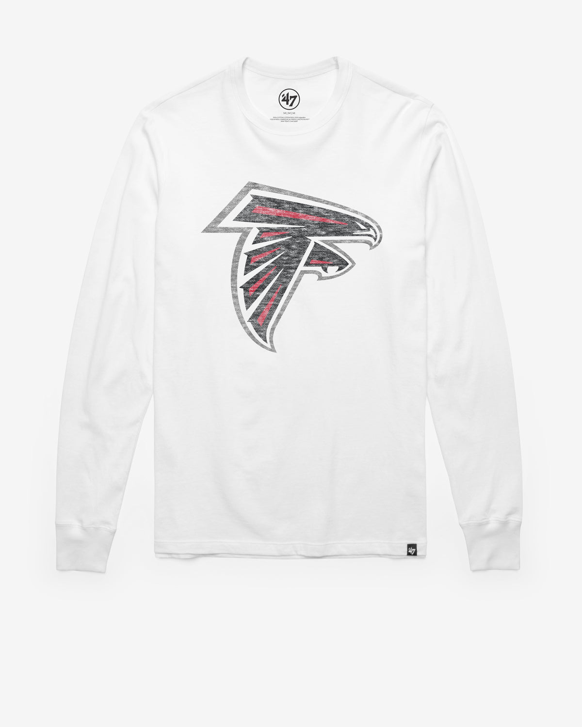 ATLANTA FALCONS PREMIER '47 FRANKLIN LONG SLEEVE WHITE WASH