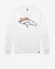 DENVER BRONCOS PREMIER '47 FRANKLIN LONG SLEEVE TEE WHITE WASH