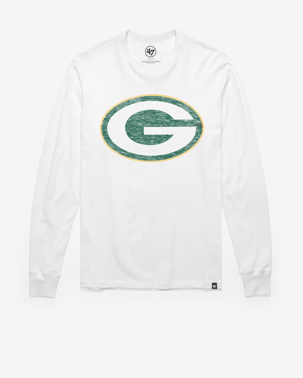 GREEN BAY PACKERS PREMIER '47 FRANKLIN LONG SLEEVE TEE WHITE WASH