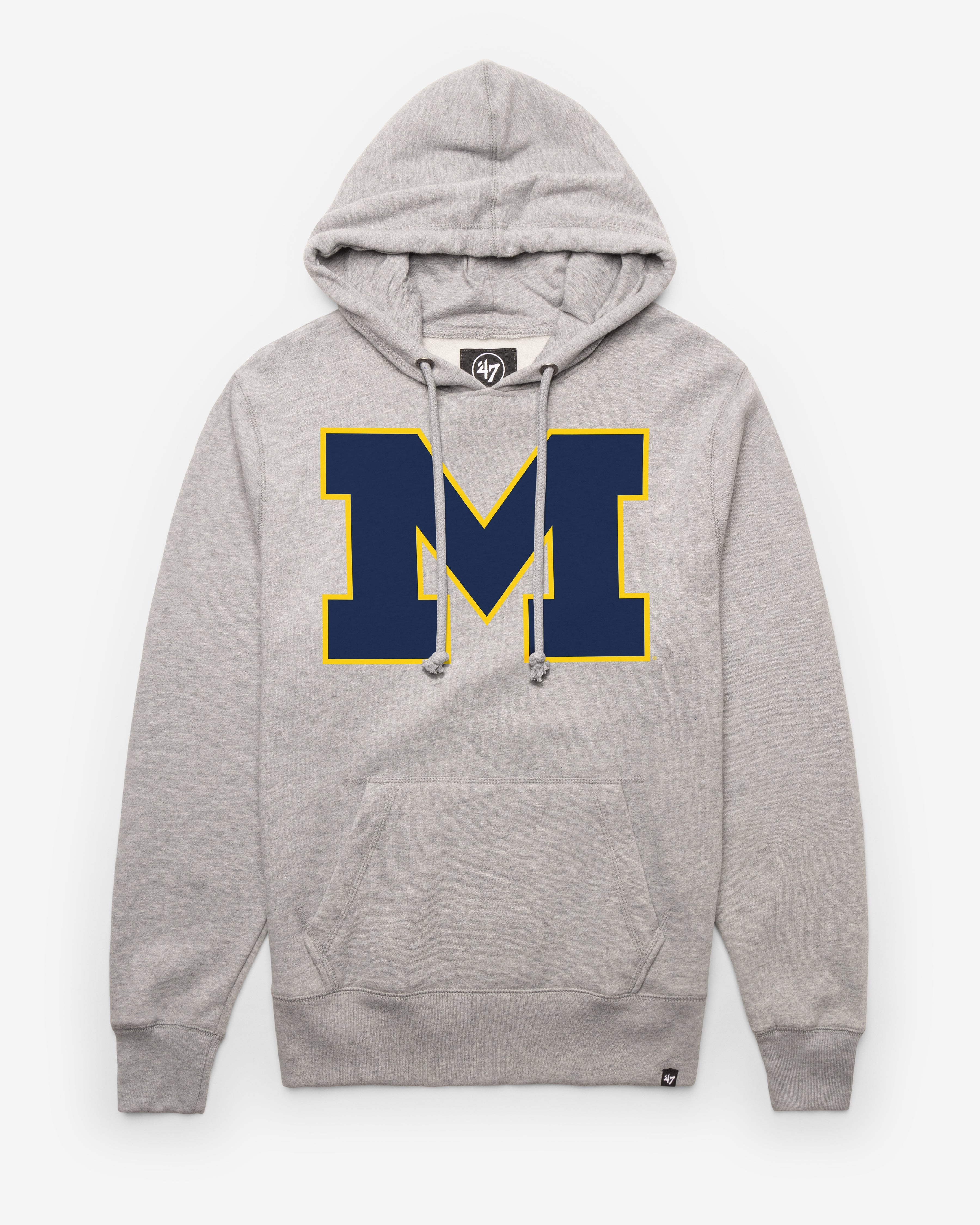 MICHIGAN WOLVERINES IMPRINT '47 HEADLINE HOOD SLATE GREY