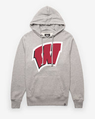 WISCONSIN BADGERS IMPRINT '47 HEADLINE HOOD SLATE GREY