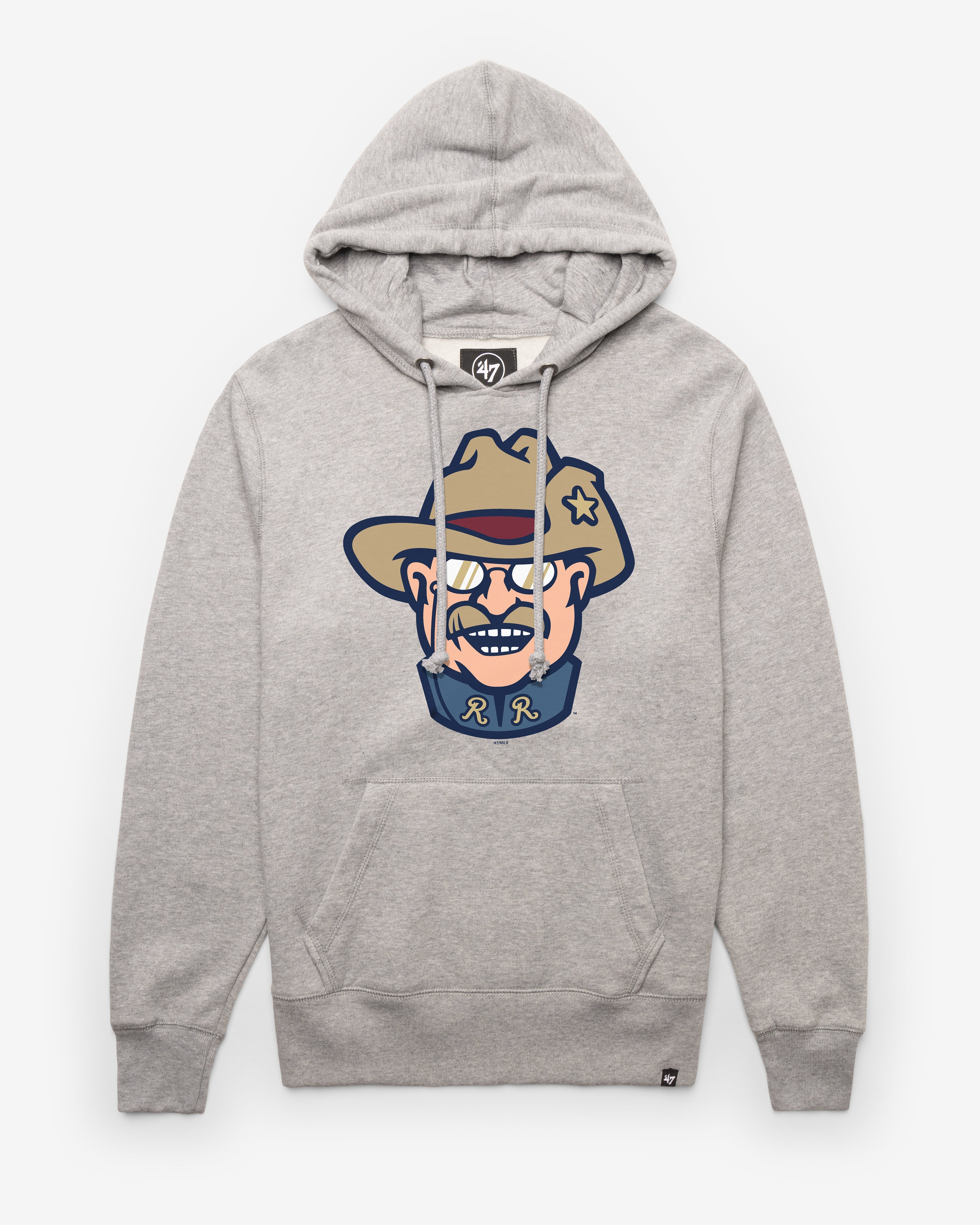 FRISCO ROUGHRIDERS IMPRINT '47 HEADLINE HOOD SLATE GREY