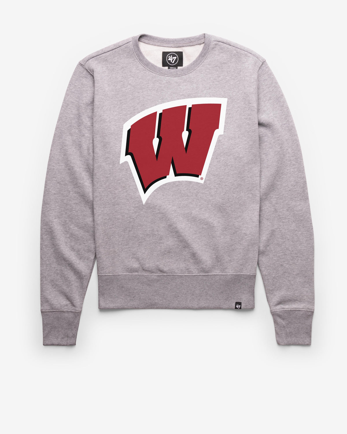 WISCONSIN BADGERS IMPRINT '47 HEADLINE CREW SLATE GREY