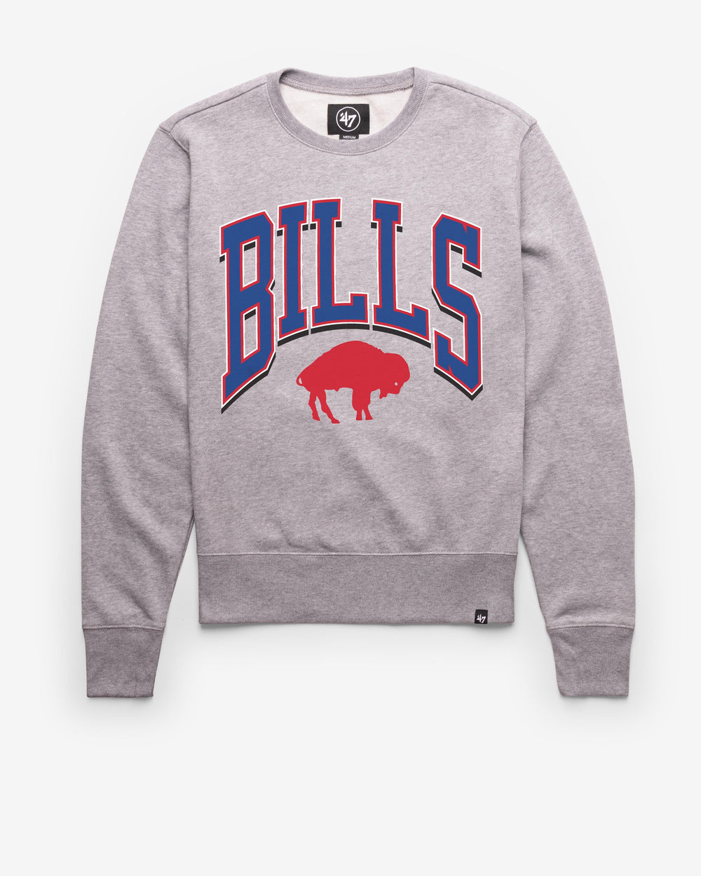 BUFFALO BILLS HISTORIC WALK TALL '47 HEADLINE CREW SLATE GREY