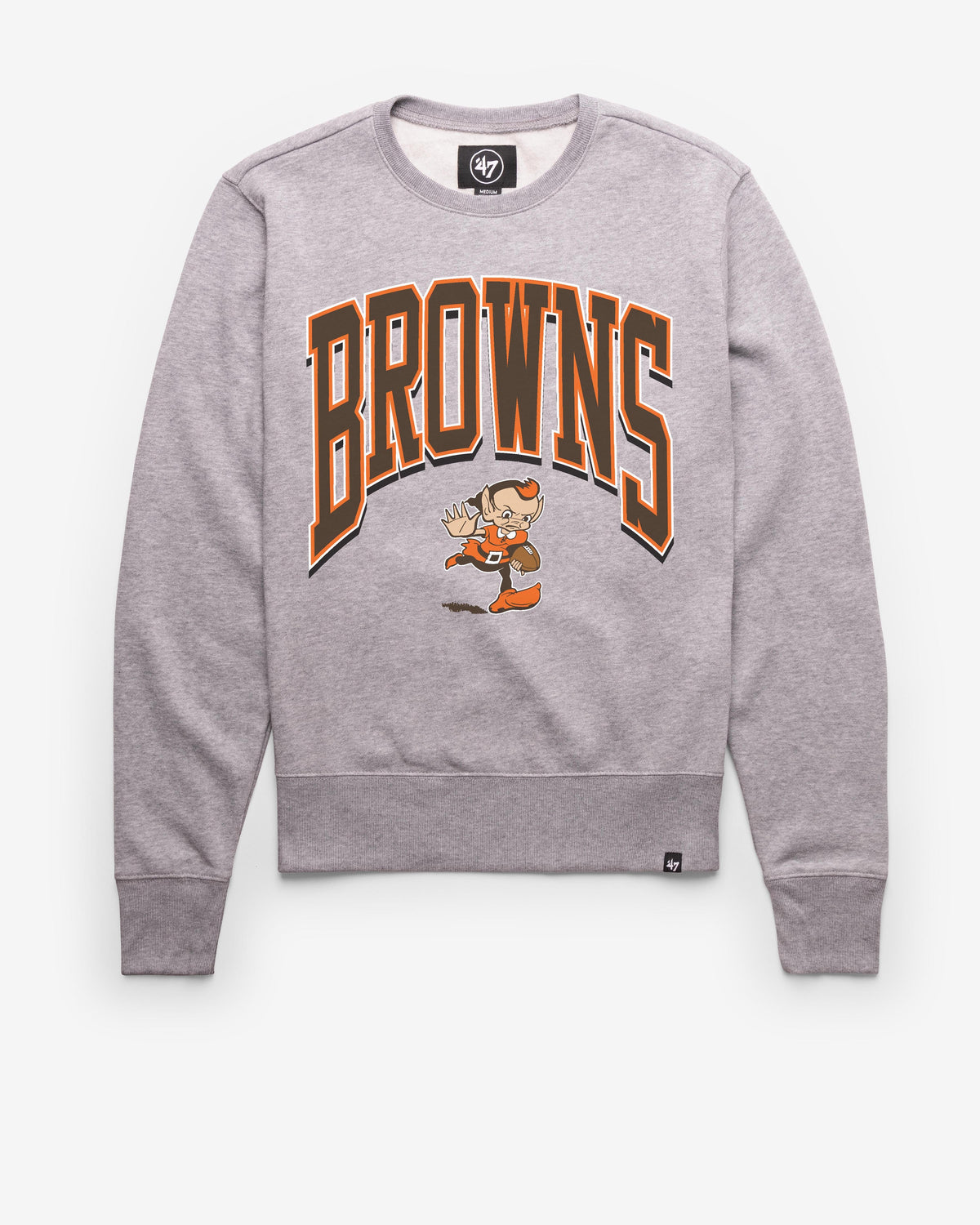 CLEVELAND BROWNS HISTORIC WALK TALL '47 HEADLINE CREW SLATE GREY