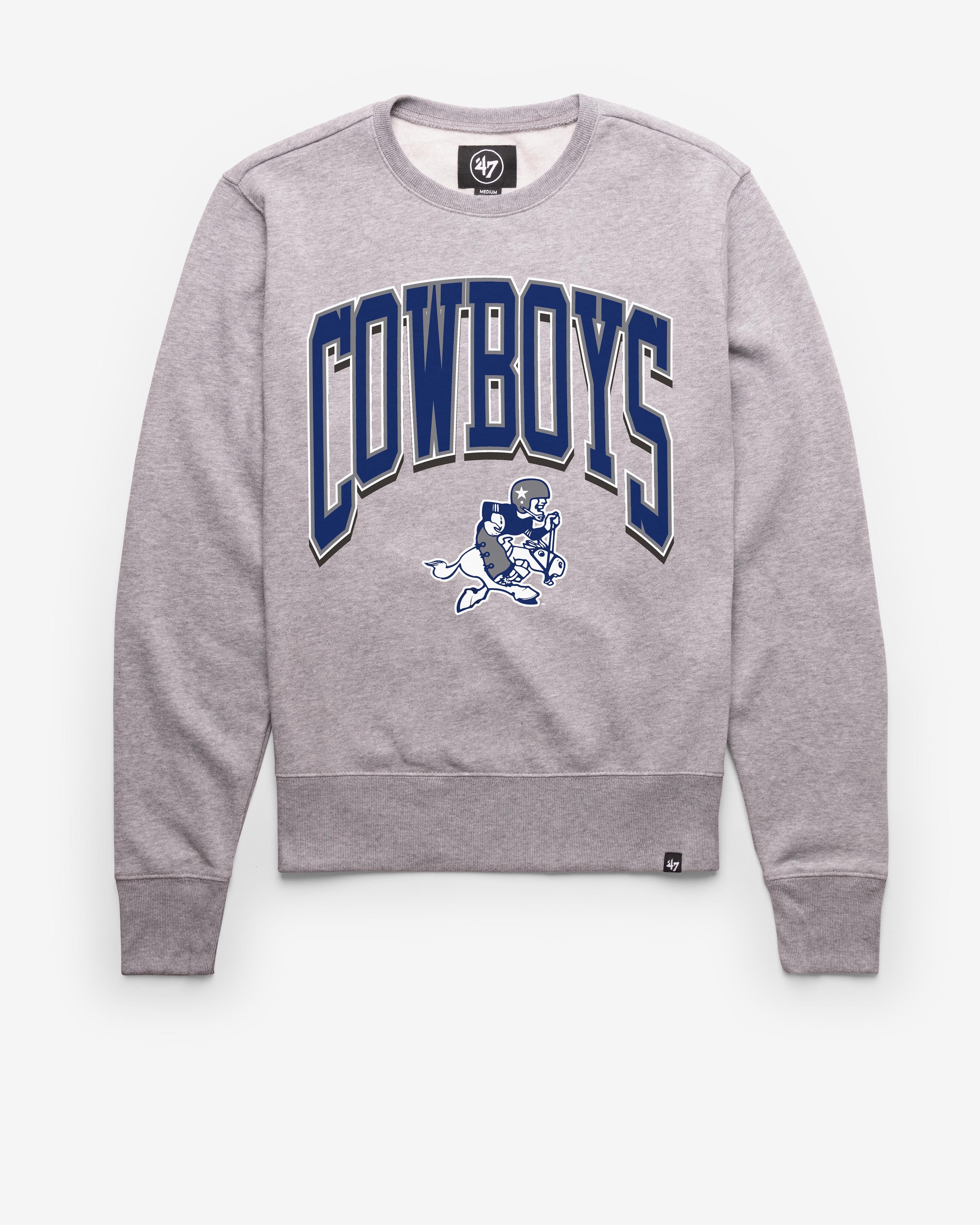 DALLAS COWBOYS HISTORIC WALK TALL '47 HEADLINE CREW SLATE GREY
