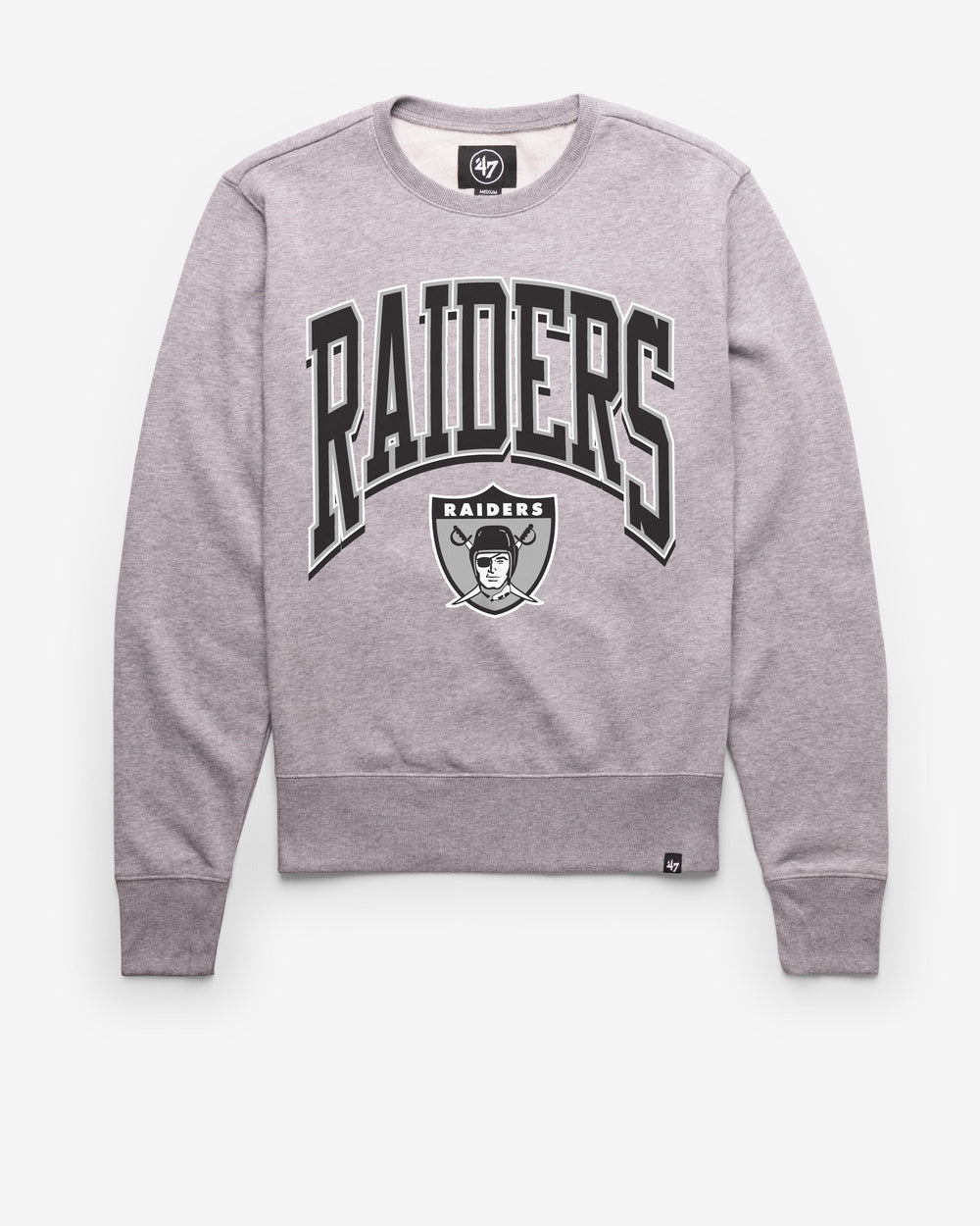 LAS VEGAS RAIDERS HISTORIC WALK TALL '47 HEADLINE CREW SLATE GREY