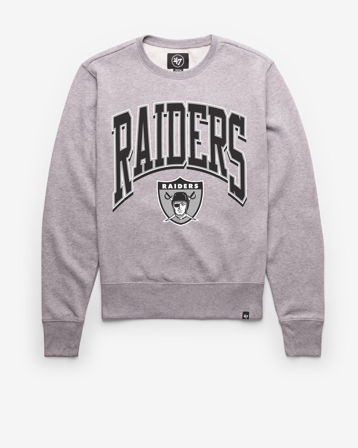 LAS VEGAS RAIDERS HISTORIC WALK TALL '47 HEADLINE CREW SLATE GREY