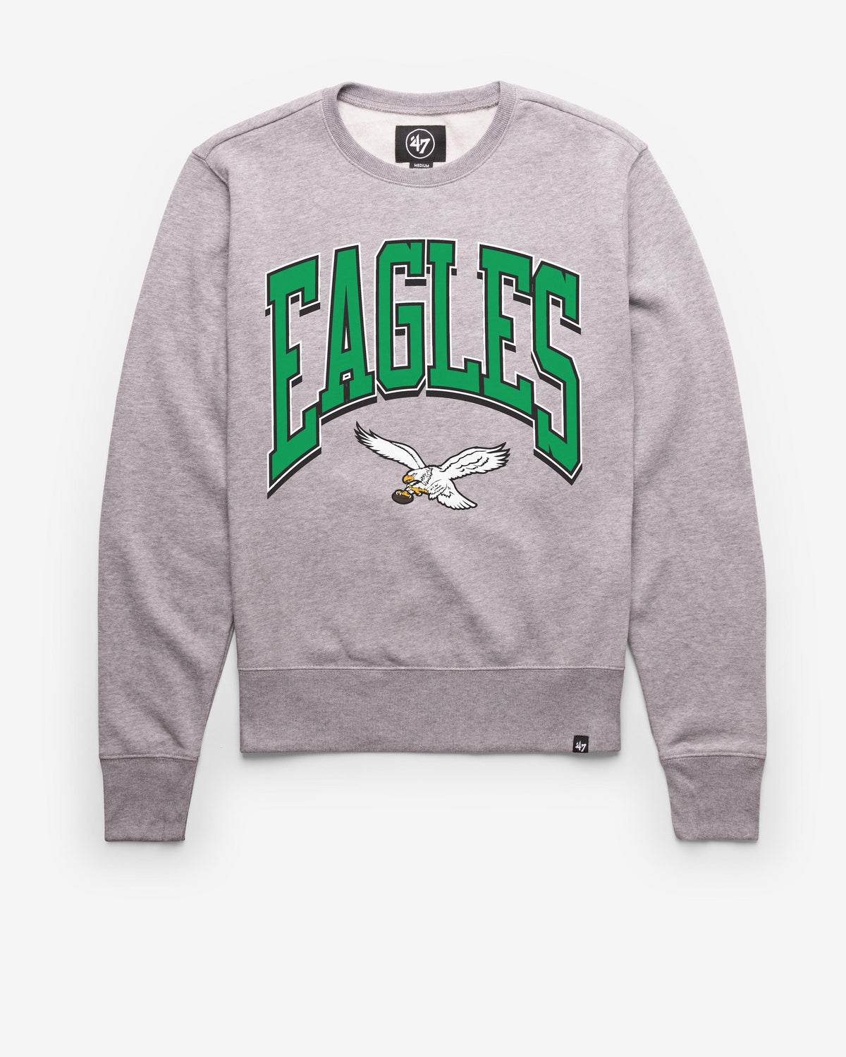 PHILADELPHIA EAGLES HISTORIC WALK TALL '47 HEADLINE CREW SLATE GREY