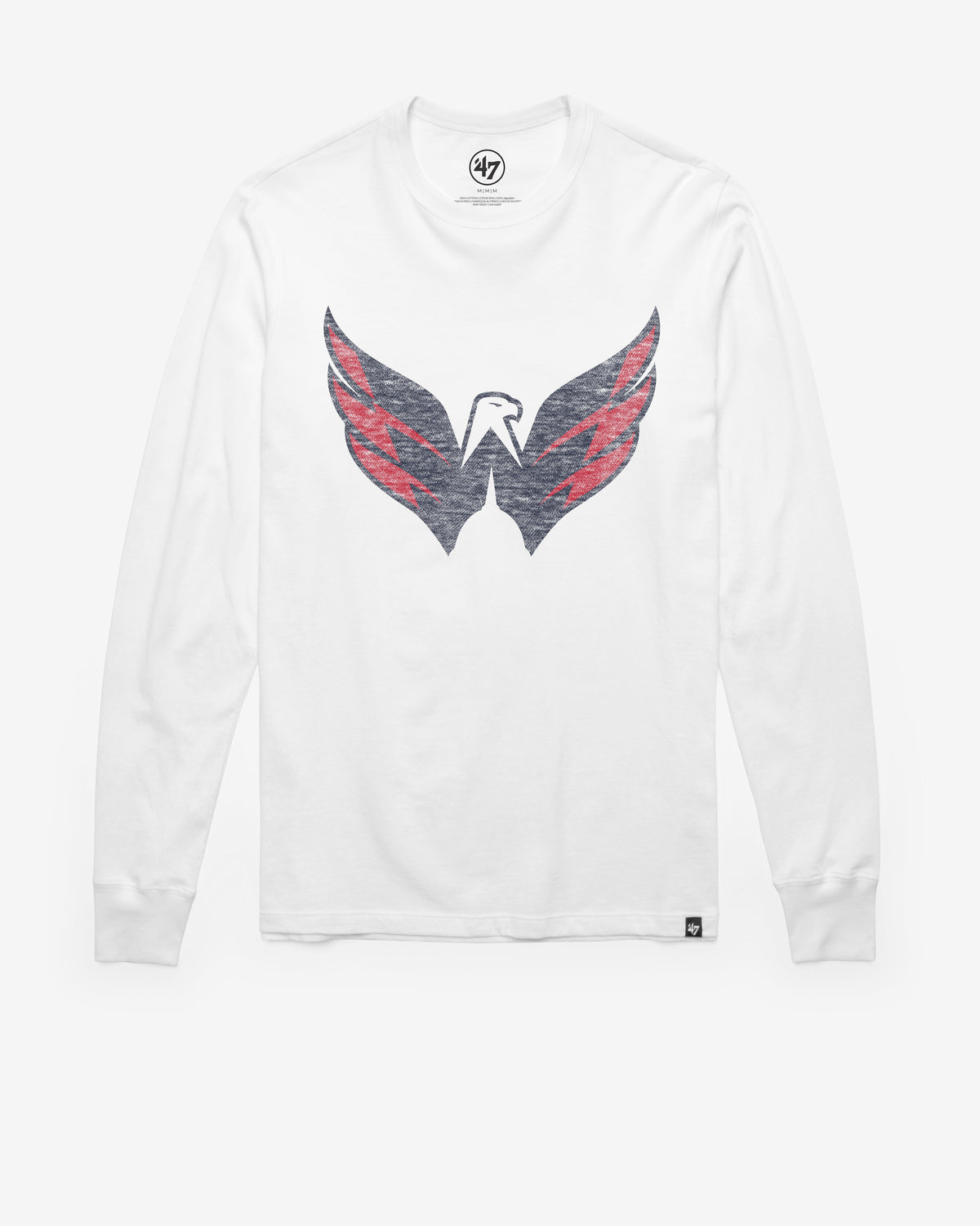 WASHINGTON CAPITALS PREMIER '47 FRANKLIN LONG SLEEVE TEE WHITE WASH