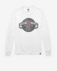 HOUSTON ROCKETS PREMIER '47 FRANKLIN LONG SLEEVE TEE WHITE WASH