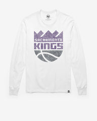 SACRAMENTO KINGS PREMIER '47 FRANKLIN LONG SLEEVE TEE WHITE WASH