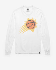 PHOENIX SUNS PREMIER '47 FRANKLIN LONG SLEEVE TEE WHITE WASH