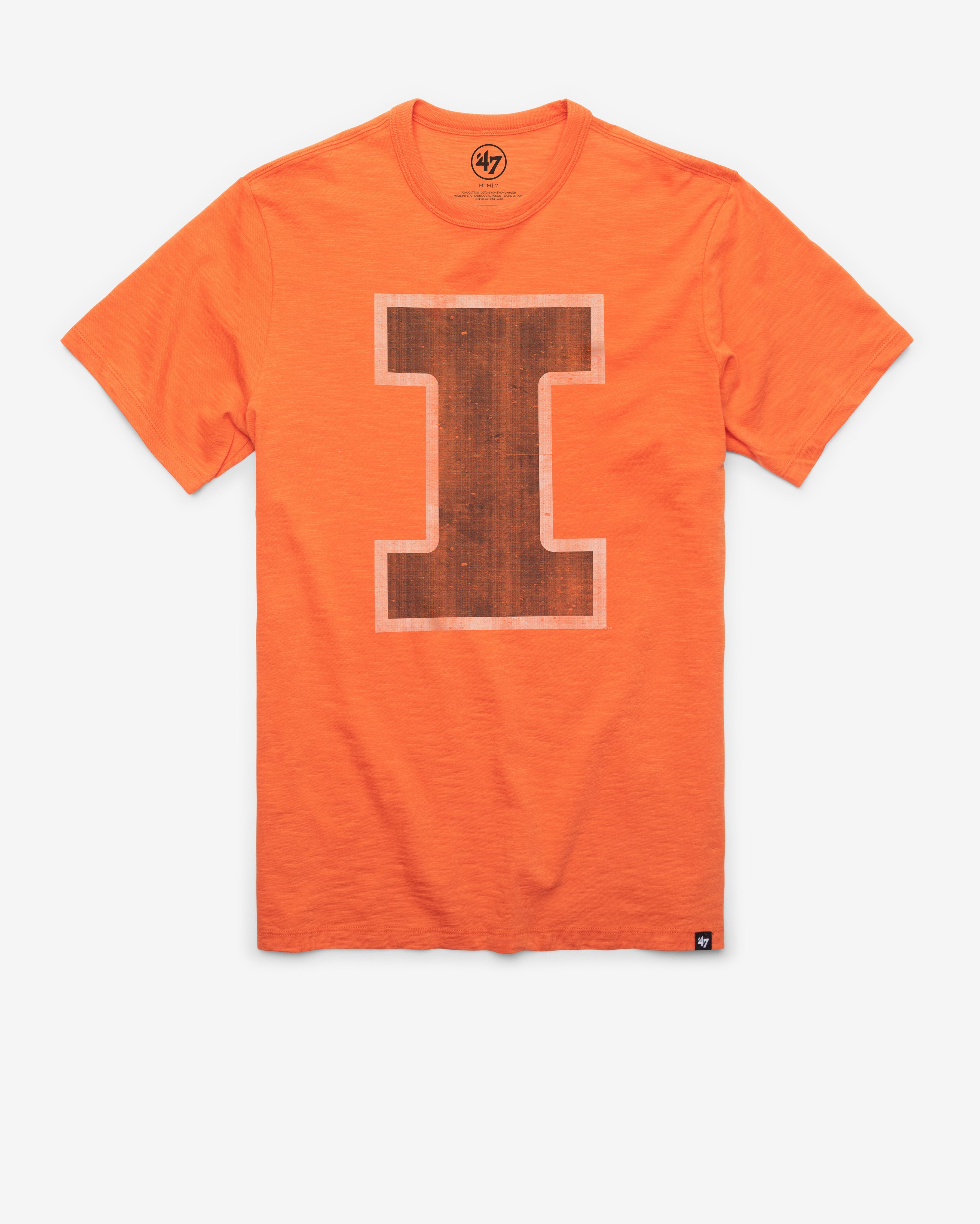 ILLINOIS FIGHTING ILLINI GRIT '47 SCRUM TEE CARROT