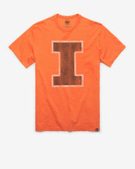 ILLINOIS FIGHTING ILLINI GRIT '47 SCRUM TEE CARROT