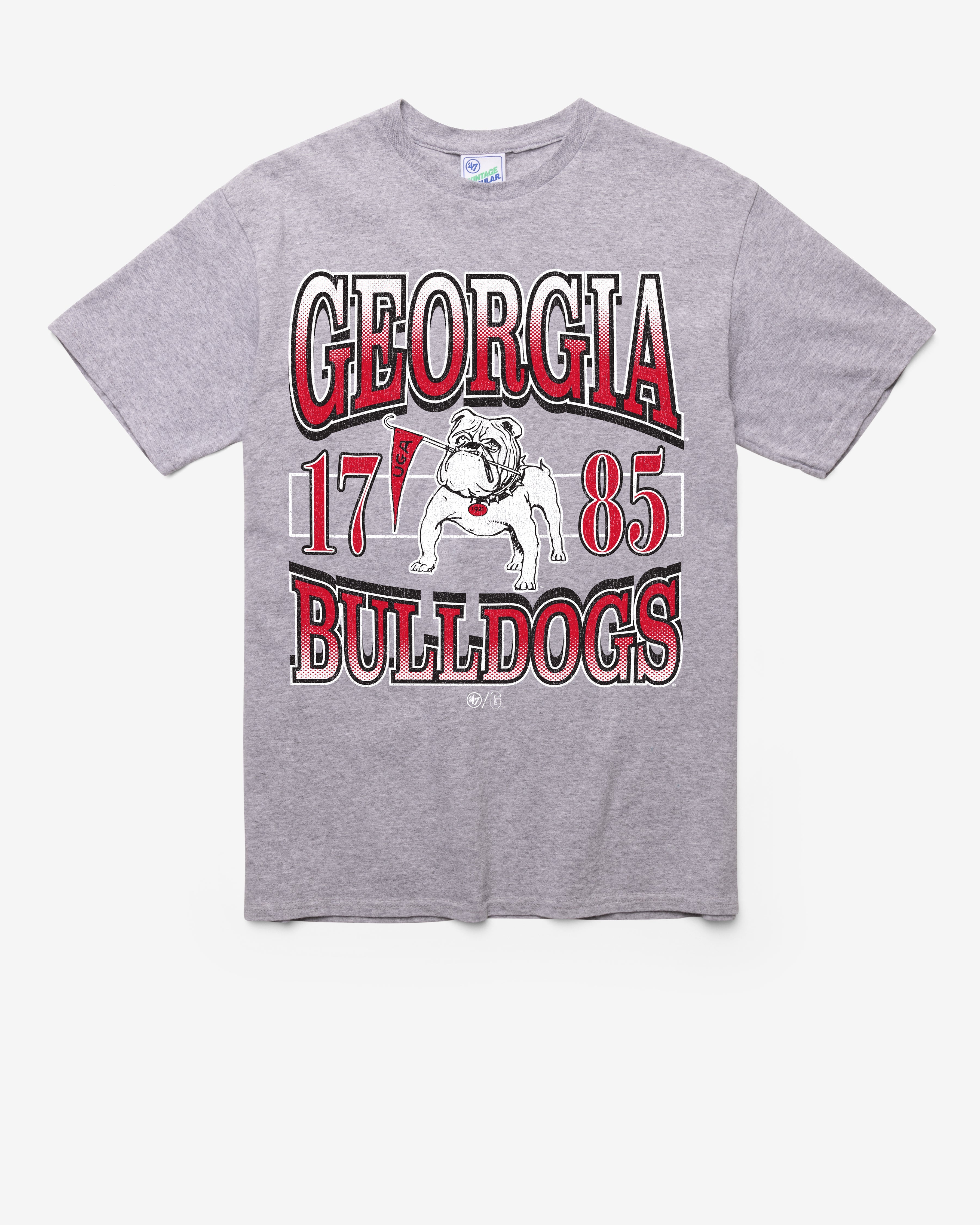 GEORGIA BULLDOGS LOCKER '47 VINTAGE TUBULAR TEE DT ATHLETIC HEATHER