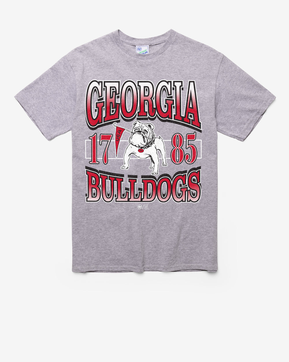 GEORGIA BULLDOGS LOCKER '47 VINTAGE TUBULAR TEE DT ATHLETIC HEATHER