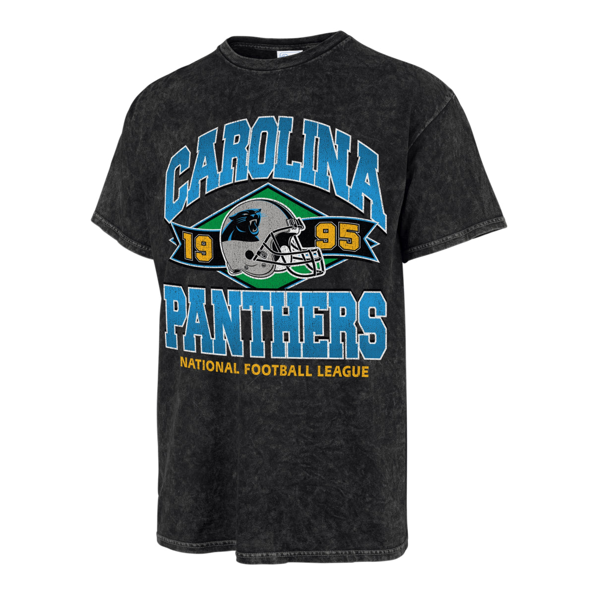 CAROLINA PANTHERS LOCKER '47 VINTAGE TUBULAR TEE DT BLACK