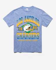 LOS ANGELES CHARGERS HISTORIC LOCKER '47 VINTAGE TUBULAR TEE DT SKY BLUE