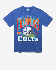 INDIANAPOLIS COLTS SB GRIDIRON LOCKER '47 VINTAGE TUBULAR TEE DT CALI BLUE