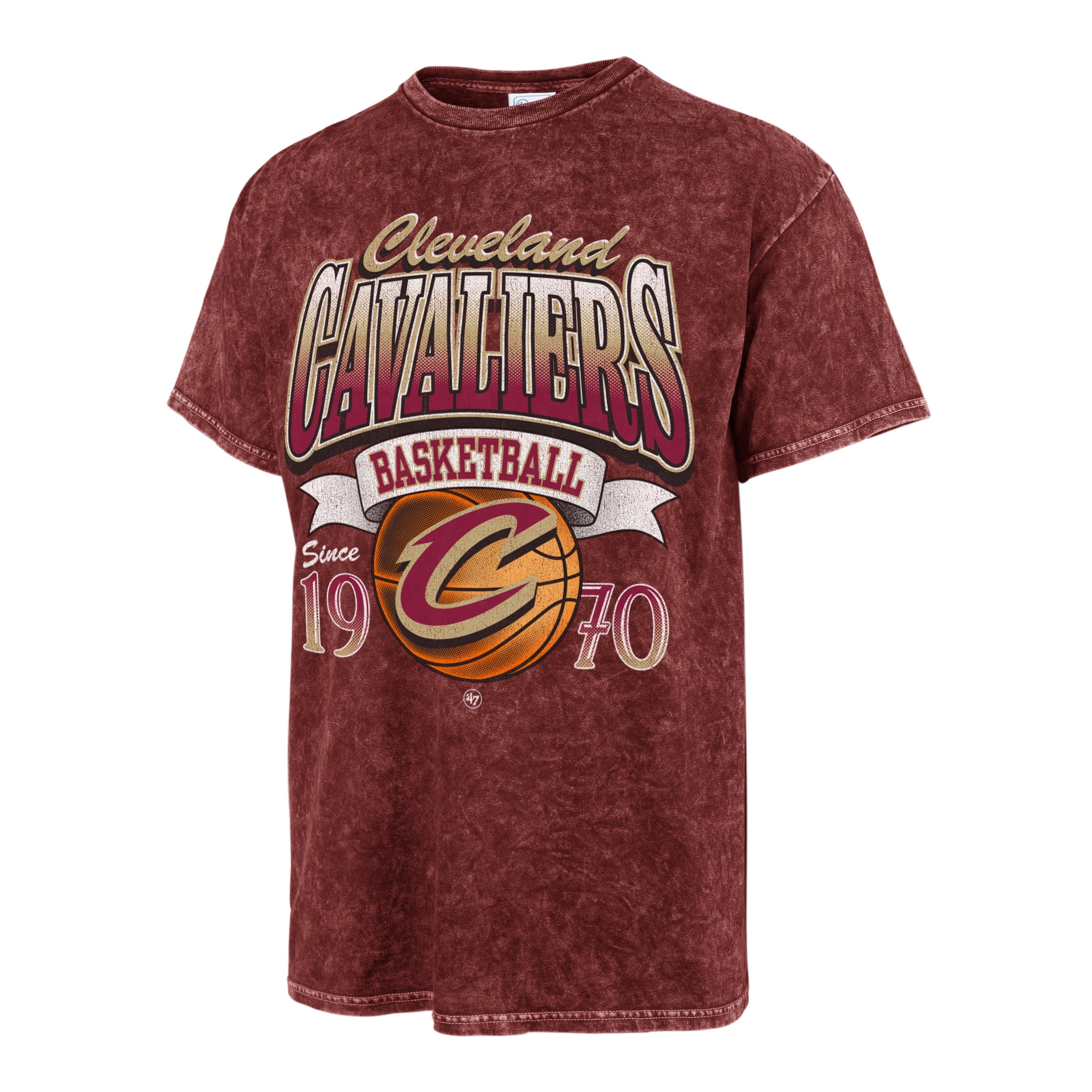 CLEVELAND CAVALIERS LOCKER '47 TUBULAR TEE DT GARNET
