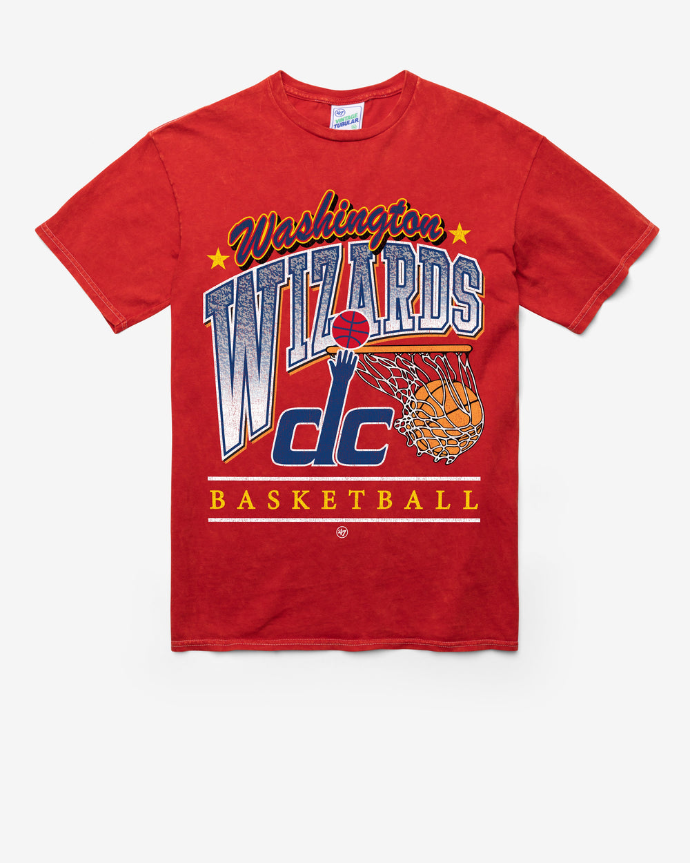 WASHINGTON WIZARDS LOCKER '47 TUBULAR TEE DT RED