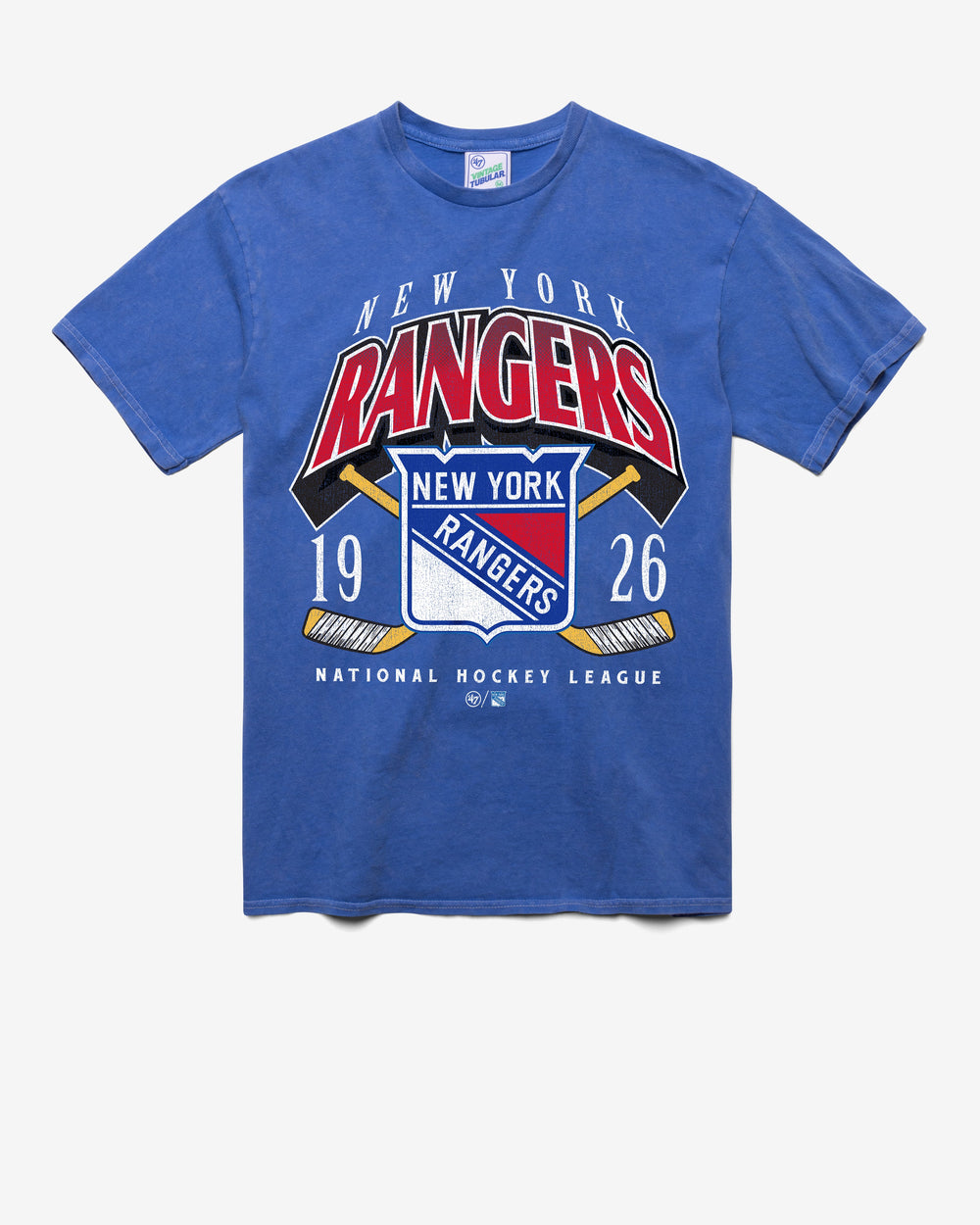 NEW YORK RANGERS LOCKER VINTAGE '47 TUBULAR TEE DT CALI BLUE