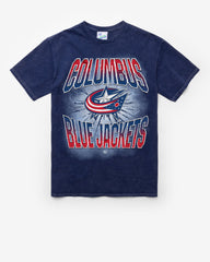 COLUMBUS BLUE JACKETS LOCKER VINTAGE '47 TUBULAR TEE DT NAVY