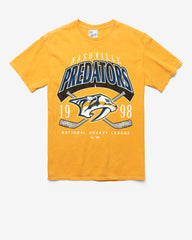 NASHVILLE PREDATORS LOCKER VINTAGE '47 TUBULAR TEE DT GOLD