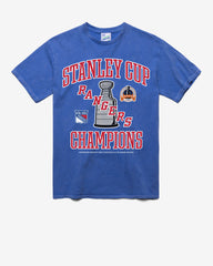 NEW YORK RANGERS VINTAGE STANLEY LOCKER VINTAGE '47 TUBULAR TEE DT CALI BLUE