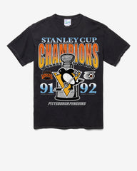 PITTSBURGH PENGUINS VINTAGE STANLEY LOCKER VINTAGE '47 TUBULAR TEE DT BLACK