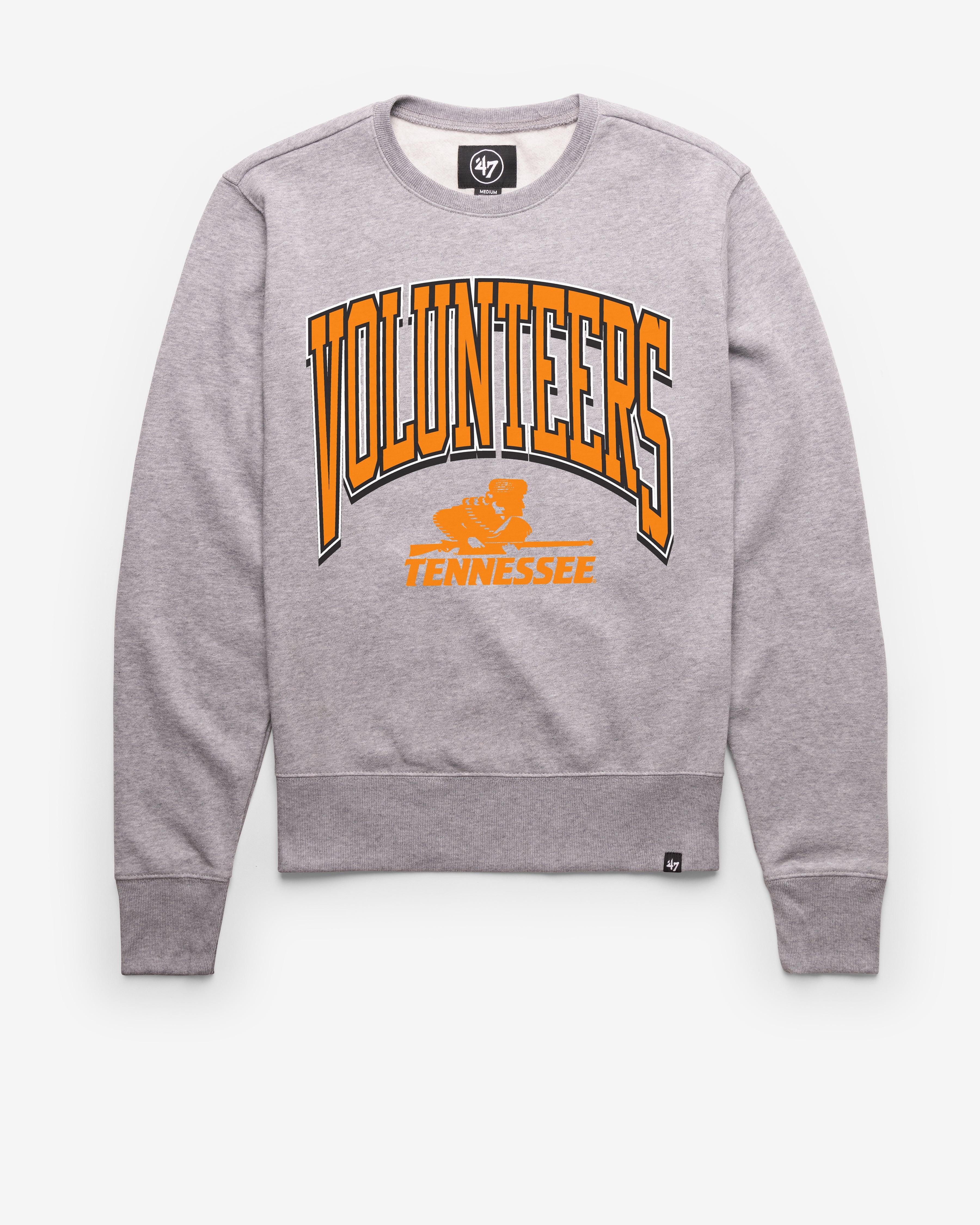 TENNESSEE VOLUNTEERS VINTAGE WALK TALL '47 HEADLINE CREW SLATE GREY