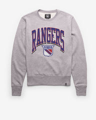 NEW YORK RANGERS VINTAGE WALK TALL '47 HEADLINE CREW SLATE GREY