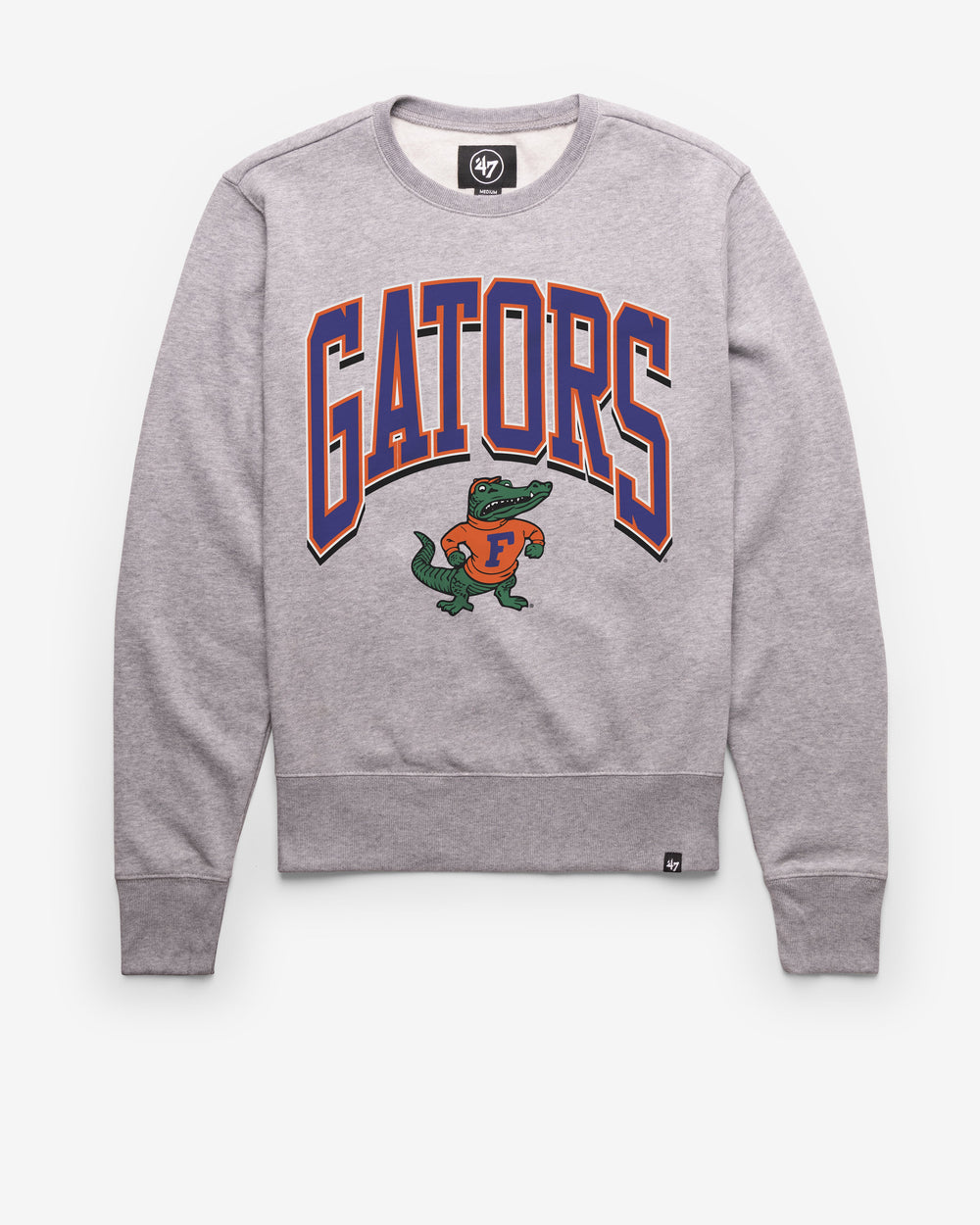 FLORIDA GATORS VINTAGE WALK TALL '47 HEADLINE CREW SLATE GREY