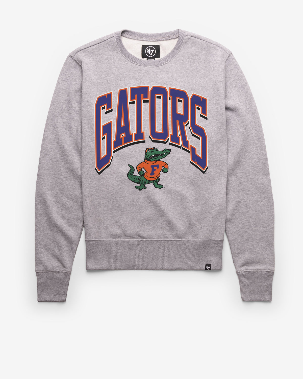 FLORIDA GATORS VINTAGE WALK TALL '47 HEADLINE CREW SLATE GREY